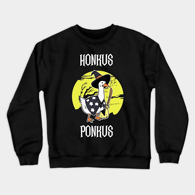 Honkus Ponkus | Honkus Ponkus Duck | Halloween Crewneck Sweatshirt by OrionBlue